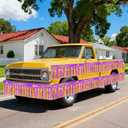 Mega-L Congratulation Banners Party Decorations, Purple Gold Foil Fringe Garland, 4Pack 78Ft Tinsel Streamers Photo Booth Props Flag for Parade Float Car Birthday Party Decor Class of 2026 Graduation