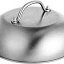 9" Wide Smashed Burger Griddle Accessory Dome for Blackstone Melting & Basting Cover for Griddle, Commercial Grade Stainless Steel Steaming Dome - Perfect for Flat Top Grills & Outdoor Cooking