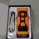 Dog Bark Deterrent Devices, 3X Ultrasonic 65FT Anti Barking Device, 4 Gear Frequencies Safer Alternatives to Dog Training Bark Collars, Portable Design with Display for All Dogs (Orange)