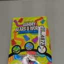 Gummy Bear & Worm Silicone Candy Molds (4pk) BPA-Free Nonstick Trays w 2 Droppers for Chocolate, Ice Cubes & More-Make up to 140 Candies for Holiday Parties-Fun Winter Activity, Gift, Stocking Stuffer