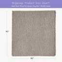 Bigacogo Chunky Knit Throw Blanket for Couch, 80x90 inches, 100% Hand Knitted with Thick Jumbo Chenille Yarn, Cozy Soft Large Rope Knot Cable Crochet Blankets for Sofa Bed Living Room, Taupe