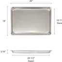 Excellante 18" X 26" Full Size Aluminum Sheet Pan, Comes In Each