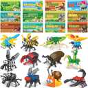 JOYIN 24 Packs Valentines Party Gift Cards with Building for Party Favor, Kids Classroom Exchange, Prize Supplies, Valentines Gifts Exchange School Rewards