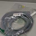 Anchira 5 FT Washing Machine Drain Hose, Flexible Dishwasher Drain Hose Extension Kit, Universal Washer Drain Hose, Corrugated Washer Hose with 1 Adapter, 2 Hose Clamps, 1 U-Bend Hose Holder, Gray