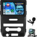 [2+64G] NHOPEEW for 2009-2012 Ford F150 Radio with Wireless Carplay and Android Auto - 9 Inch Touchscreen Android Car Stereo with DSP/Multiple UI/GPS/WiFi/SWC/Nluetooth + AHD Backup Camera