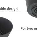 Coffee 2-5 Cup Dripper Brewer fits 185 flat papers Design Slow Drip Coffee Filter Cup for OREA Big Boy