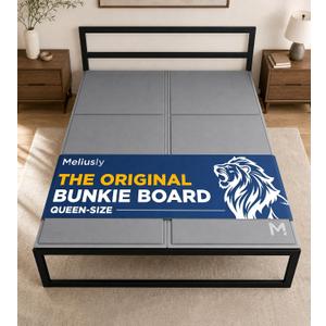 Original Bunkie Board Queen Size (60x80) - Under Bed Support
Non-Slip Breathable Bed Support Board for Slatted Bed Frame, Anti-Sag, Noise Minimizing Moisture Resistant Bed Board