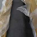 HOUCHICS Black Ottoman Stool, Square Makeup Stool with Wooden Legs, Small Ottoman Stools Chair for Vanity, Modern Padded Sofa Seat Foot Rest Stools(Black)