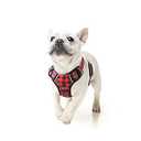 HEELE Dog Harness Dog Harness Small Dog No Pull Harness with Soft Handle Reflective Harness Adjustable, Checkered-Red, S