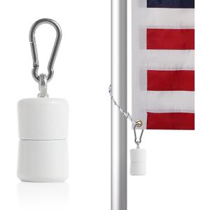 Flag Weights 1.5 LB Counterweight for Bottom of Flag, Heavy Duty 24 oz Flag Counter Weight Keep Flag Straight for Windy Days Outside Internal Halyard Flagpole Accessories