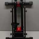 Foldable Vertical & Horizontal Bike Rack - Space-Saving Floor Bike Stand for Garage/Indoor Storage, Tool-Free Assembly Fits 24"-29" Mountain/Road Bikes (66lb Capacity) No Drilling