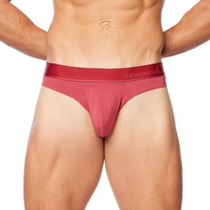 Obviously PrimeMan - Hipster Brief (Pink, M)