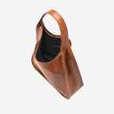 NEWBELLA Hobo Purse, PU Leather Shoulder Bag, Tote Handbag for Work and Travel (Brown)
