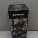 Astercook 39 PCS Kitchen Utensils Set, Silicone Cooking Utensil Sets with Wooden Handle, 446F Heat Resistant Food Grade Spatula Set, BPA Free Kitchen Gadgets Tools Set & Spoons for Nonstick Cookware (Black)