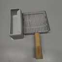 Sprinkle & Sweep Metal Cat Litter Scoop - Heavy Duty Litter Scooper & Speed Sifter with Comfortable Beech Wood Grip - Washable Convenient Stand for Easy and Efficient Cleaning