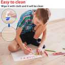 Kasepie 1.5mm PVC Frosted Textured Office Chair Mat for Hardwood Floor 36X48Inch, Heavy Duty Floor Protectors for Hardfloor, Anti-Slip Desk Chair Pad Low Pile Rug Compatible36X48Inch