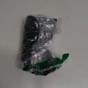 GORGLITTER Women's High Waisted Thong Bikini Set Halter Triangle Tie Back Swimsuit Bathing Suit (Medium, Black)