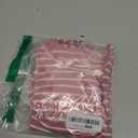 Girls Striped Shirt Flutter Sleeve Top Crewneck Cute Summer T Shirts Casual Tees Pink Stripe 11-12Y (Pink)