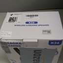 Karaoke Machine,Portable Bluetooth Speaker with 2 Wireless Microphone for Adults & Kids with LED Lights, Karaoke Microphone with PA System Supports USB/TF/AUX,Gift for Party (Black)