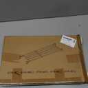 Hershii Closet Tension Shelf & Rod Expandable, Adjustable Storage Rack Metal Organizer DIY Divider Separator for Cabinet Wardrobe Cupboard Kitchen Bathroom (15.74 - 23.62 inches, Ivory)