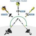 Brushcutter Attachment/Expand-It Straight Shaft Trimmer Attachment fits for Ryobi,Hart,Craftsman,Weed Eater,Mtd pro,Troy-Bilt,Toro,John Deere,Hus 128LD Most Powerhead,trimmerhead,Brushcutterhead