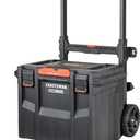 CRAFTSMAN TRADESTACK Tool Box with Wheels, Waterproof, Stackable System, Portable Rolling Storage for Indoor/Outdoor Use, 22.5 Inch (CMST21445)