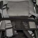 besrey Baby Backpack Carrier, Toddler Hiking Backpack with Safety 3-Height Seat, Adjustable Straps&Waist Belt, Foldable Frame Lightweight Large Capacity Child Carrier for Hiking (Black)