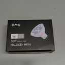 GMY MR16 Halogen Bulbs 50W 12V GU5.3 Warm White Dimmable Spotlight 36 Bin-Pin Base MR16 Bulbs with Clear Glass Cover 12 Pack