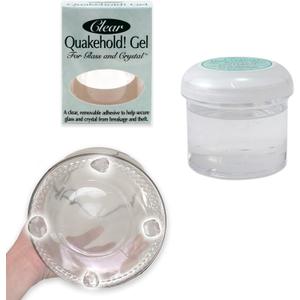 Quakehold! 22111 Gel for Glass and Crystal, Clear, 4oz