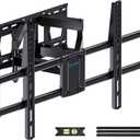 USX STAR Full Motion TV Wall Mount for 37-85 Inch TVs Mounts Up to 132lbs, Fit 16" Wood Stud, Max VESA 600x400mm, Swivel and Tilt Articulating Wall Mount TV Bracket,Fit Most 55+ 65 70 75 inch TVs