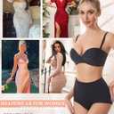 Tummy Control Shapewear for Women Body Shaper Panties Seamless Shapewear Compression Underwear Panty Girdle (Black)