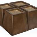 Sopicoz Wood Bed Risers (3 inch Pyramid)
