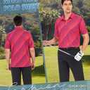 Mens Golf Shirts Short Sleeve Moisture Wicking Dry Fit Performance Athletic Polo Shirt (XXL)