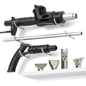 175F -1200F Electric Weed Burner with 5 Nozzles, 1500W 3 in 1 Hot Air Gun, Heat Gun & Weed Torch & Charcoal Starter for Home Repair & Lawn Care