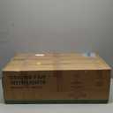 MOOONIHCE 52" Elegant Ceiling Fan with Light and Remote, Raindrops Crystal Fandelier with Wood Blades, Reversible Chandelier Fan for Living Room Bedroom Dinning Room (Silver)