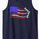 CHUNTIANRAN 4th of July Tank Tops for Women 2025 American Flag Graphic Racerback Tee Shirts UAS Flag Patriotic Camisole Tops Clothes(USA Flag-7,XXLarge)