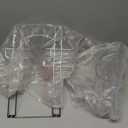 SRIWATANA Shower Caddy Organizer Hanging Over Head, Bathroom Shower Rack Hanger with Hooks for Razors - Chrome