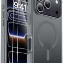 for iPhone 17 Pro Case [Compatible with MagSafe] [2X Screen Protectors][Military Grade Drop Tested] Heavy Duty Magnetic Phone Case for iPhone 17 Pro 6.3",Gray