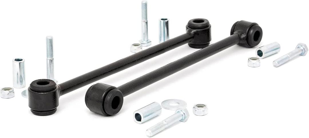 Rough Country Rear Sway Bar Links for 2007-2018 Jeep Wrangler JK 6" Lift - 1017