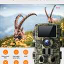 Trail Camera - 4K 48MP WiFi Game Camera with Night Vision, 0.05s Trigger Motion Activated Camera, IP66 Waterproof, 130 Wide-Angle Cell Phone App No Glow Infrared LEDs for Outdoor Wildlife