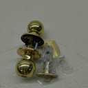 Copper Creek Entry Door Knob  Keyed Entry Handle with Lock and Key, ANSI Grade-3 Certified, DIY-Friendly Install for Interior and Exterior Entrance Doors  Polished Brass (1 Pack)