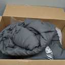 DJY Black Paisley Comforter Set Queen Size, 7 Piece Bed in a Bag Black Gray Boho Paisley Pattern Comforter Set, Soft Lightweight Microfiber Reversible Bedding Set for All Season (90''x90'')