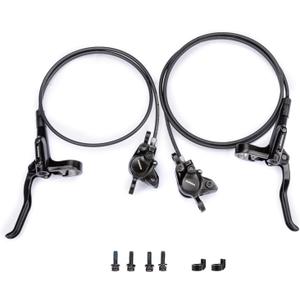 Shiman0 MT200 Hydraulic Disc Brakes Left Front 800mm Right Rear 1500mm MTB Hydraulic Brake 2 Piston Mountain Bike Bicycle Hydraulic Brake Set
