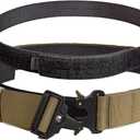 Molle Battle Belt – 2-Piece 1000D Nylon Duty Belt for Law Enforcement with Quick-Release Buckle & Outer Tactical Belt