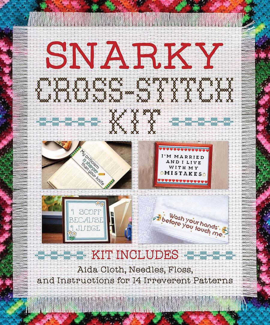 Snarky Cross-Stitch Kit Hardcover – September 29, 2020