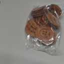 20 Pack Wooden Sewing Buttons, 2.36 Inch Round, 4 Holes, 60mm Large Size for Crafts, DIY Clothing, Bag Decoration, (Brown)
