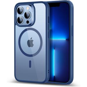 ESR for iPhone 13 Pro Case, Compatible with MagSafe, Shockproof Military-Grade Protection, Yellowing Resistant, Magnetic Phone Case for iPhone 13 Pro, Classic Series, Clear Blue