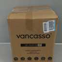 vancasso Ceramic Planters, Plant Pots for Indoor Plants, 6.25+8.25+10.25 Inch Ceramic Pots for Plants, Flower Pots with Drainage Holes, Planters Pot for Indoor House Plant, Set of 3, White