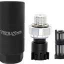 12673134 PS690 Oil Pressure Sensor & Socket for Chevy Silverado 1500 2500 3500 Express Avalanche Camaro Tahoe Colorado Cruze Equinox Suburban & GMC Savana Sierra Yukon Canyon Replaces 926041 (12673134 w/screen filter & Black Socket)