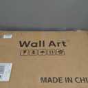 Framed Black and White Abstract Wall Art, 3 Piece Black Boho Floral Botanical Canvas Prints Painting for Living Room, Mid Century Modern Flower Artwork for Bedroom Hallway Office Home Decor, 16x24 In